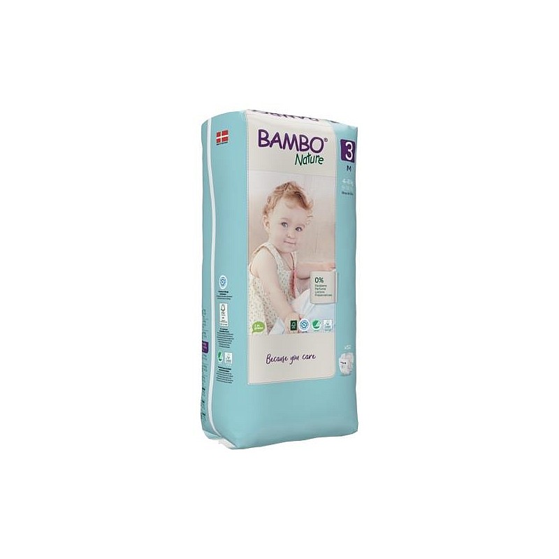 Bambo Nature BP autiņbiksītes 3 izmērs 4-8kg 52gb./iepak., NBAMB4527 IZPĀRDOŠANA