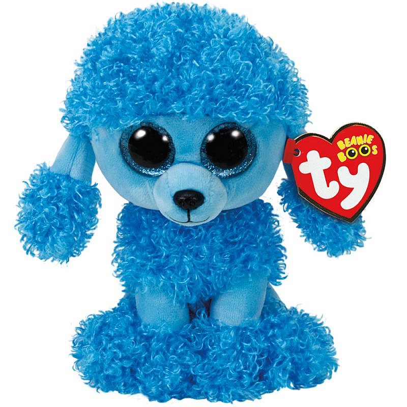 TY Beanie Boos Mīkstā rotaļlieta BLUE POODLE MANDY 15.5cm, TY36851