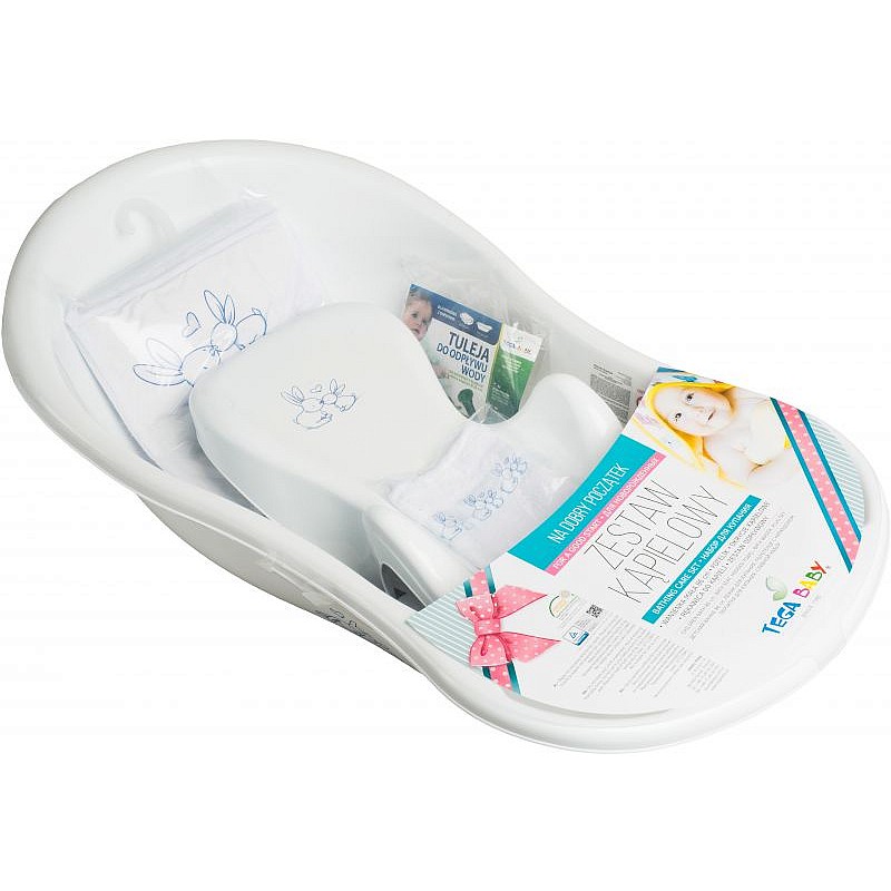 TEGA BABY RABBIT Vannas komplekts 86cm, white KR-086