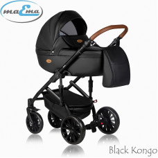 MAEMA JESS Leather Universālie rati 2in1, BLACK KONGO