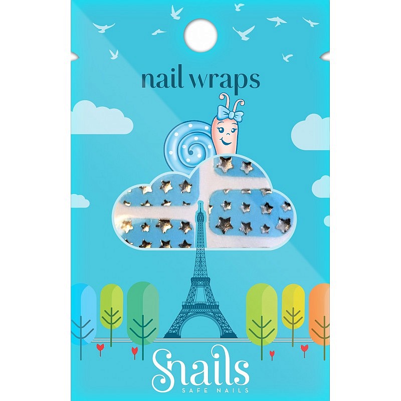 SNAILS Nagu uzlīmes Blue Stars, 0446