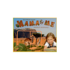 PIO Izglītojošā puzle Mama & Me - World Animals 8x2 gab. 2 g. PN60402