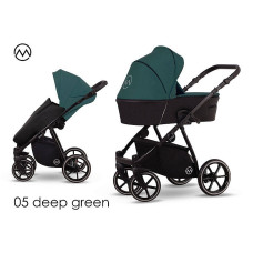 LONEX PAX  Universālie rati 3in1, 05 Deep green