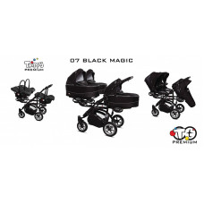 BABYACTIVE TRIPPY Premium rati trīnīšiem 3in1, 07 BLACK MAGIC ar melnu rāmi