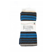 BELLISSIMA Bērnu zeķubikses 122/128 izmērs, B416 dark grey/blue stripes