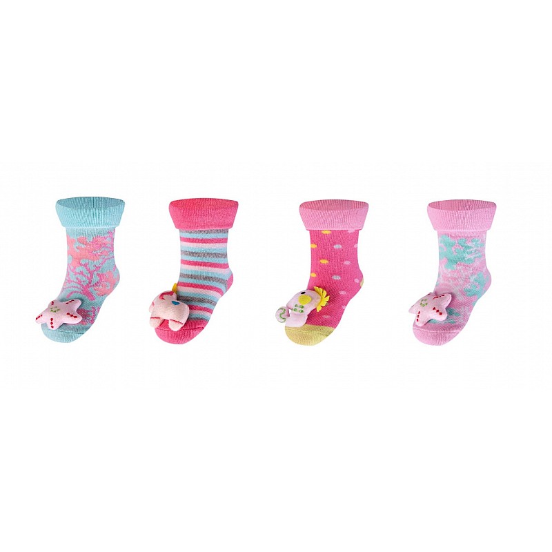 YO BABY SCORPIO Zeķes 17-19 izm. SKC-TOYS GIRL