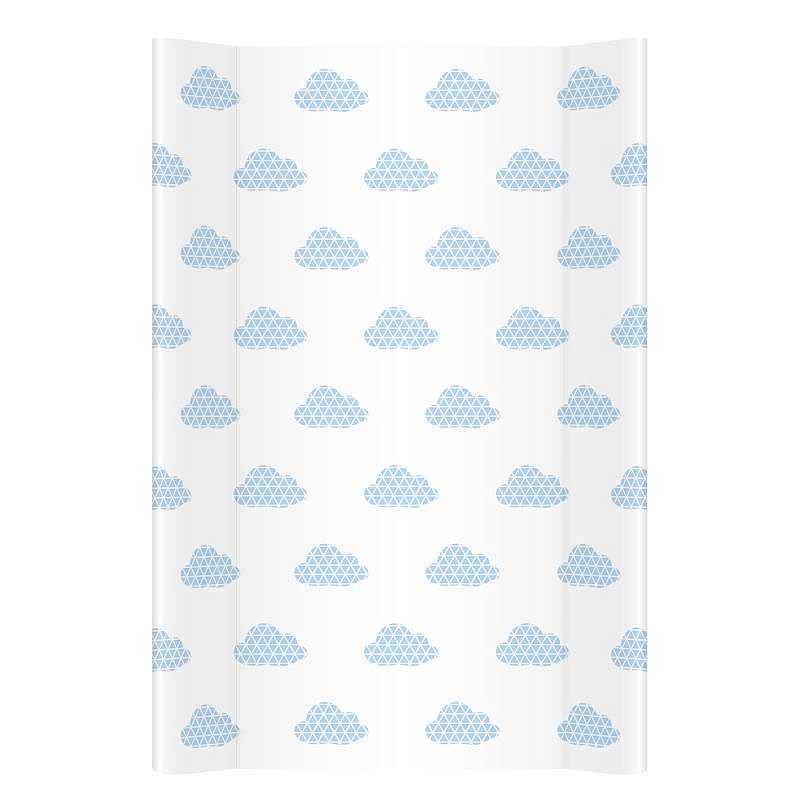 KLUPS BLUE CLOUDS 248 pārtinamā virsma ar mīkstu pamatni uz kumodi 70x47cm