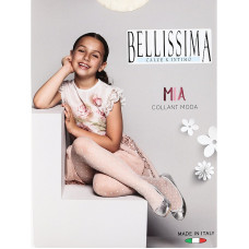 BELLISSIMA Meiteņu zeķubikses MIA 20 den bianco 12 - 164cm