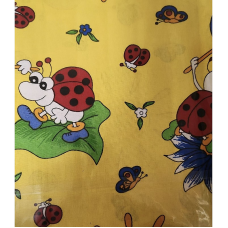 URGA virspalags 60x90cm LADYBUG dzeltens IZPĀRDOŠANA