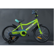 GUST&JUHI Bērnu velosipēds 18" RASER, Green (4-6g)