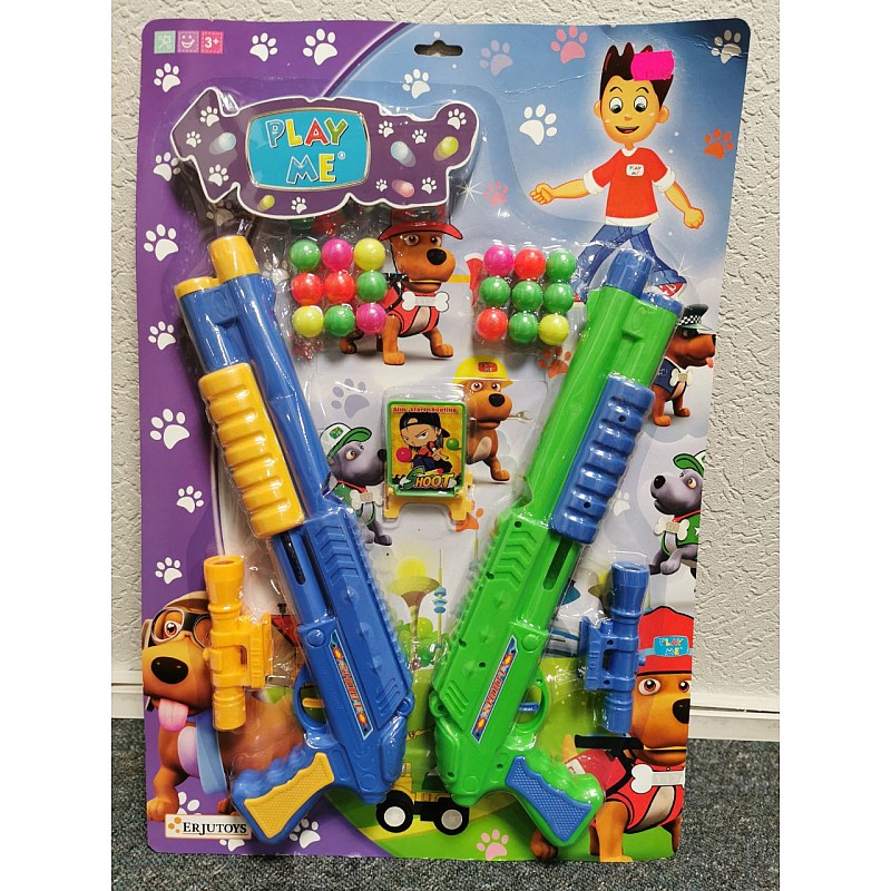 ERJUTOYS Bumbiņu pistoles 2gb. JU10273 3+