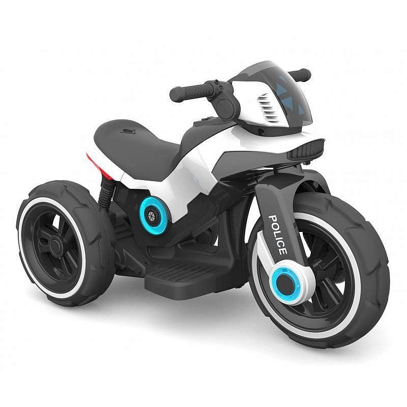 BABY MIX Bērnu elektro motocikls Future Bike SW-0198A 6V/7Ah, balts