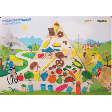 PlayMais puzle 41gb. Educational Food Pyramid 160746