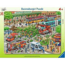 RAVENSBURGER Plakanā puzle Rescue on The Street 36gb. 4+ R 05026