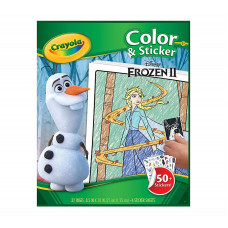 CRAYOLA FROZEN 2 Krāsojamā grāmata ar uzlīmēm