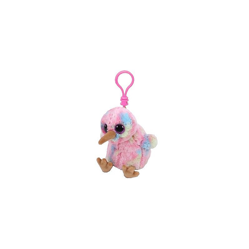 TY Beanie Boos Mīkstā rotaļlieta - piekariņš KIWI MULTICOLOR 8cm, TY36557 IZPĀRDOŠANA