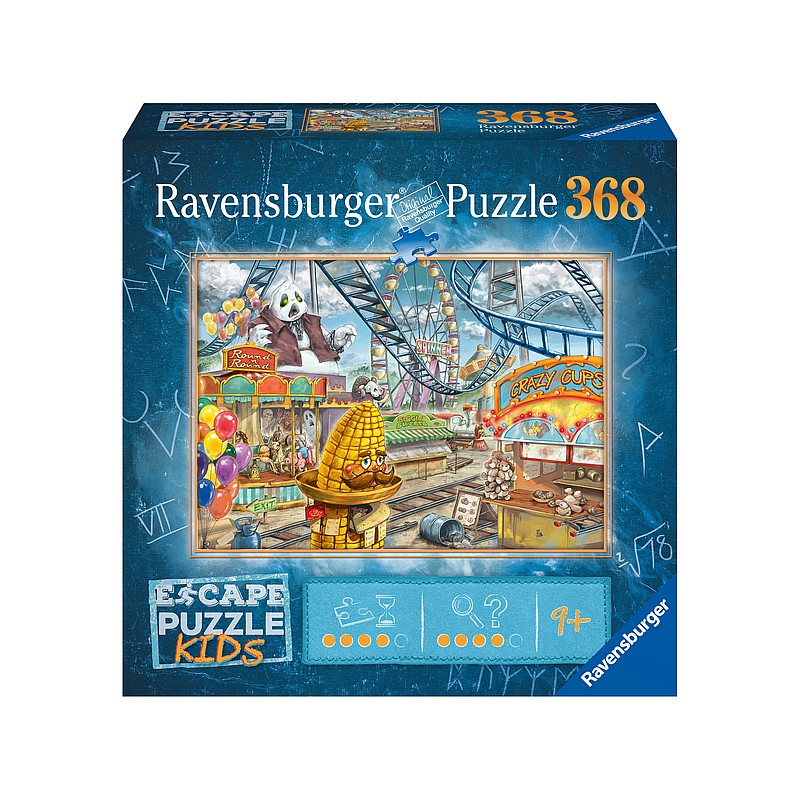 RAVENSBURGER ESCAPE KIDS puzle atrakciju parks, 368 gab., 12991