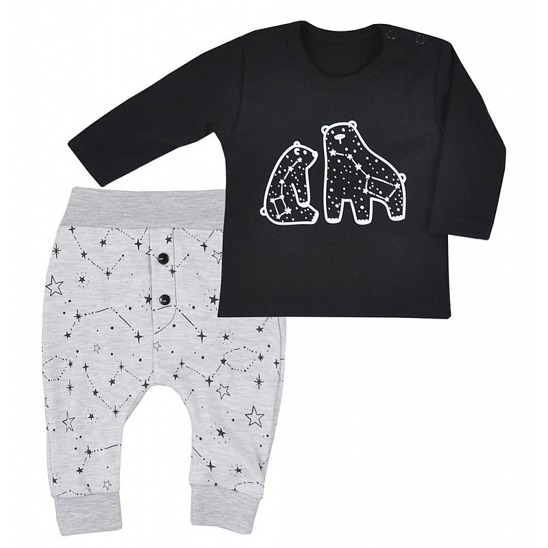 KOALA UNIVERSE bikses ar jaciņu 62 izmērs AM1-103 melns