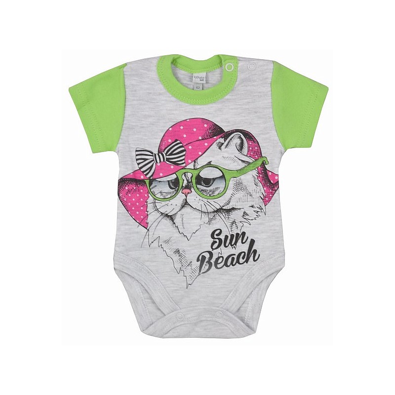 KOALA PIES I KOT bodijs ar īsām piedurknēm 68 izmērs, 04-838 zaļš IZPĀRDOŠANA