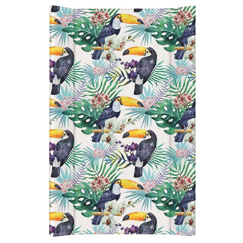 CEBABABY pārtinamā virsma ar cietu pamatni 50x80cm Flora&Fauna Tucan