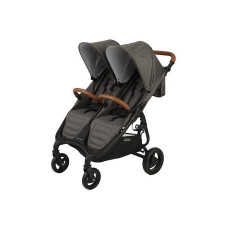 VALCO BABY SNAP Duo Trend dvīņu rati 0m+ Charcoal 9939