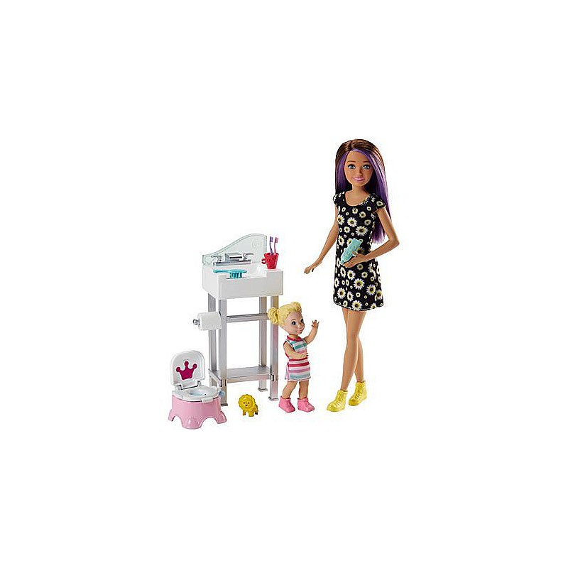 BARBIE Babysitters Skipper Lelle aukle FHY97