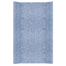 CEBABABY pārtinamā virsma ar cietu pamatni 50x80cm Denim Style Boho blue