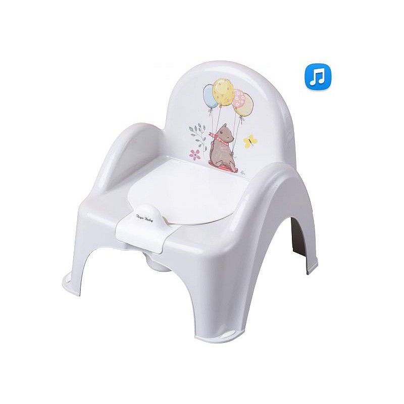 TEGA BABY FOREST FAIRYTALE Podiņš-krēsliņš ar vāku un mūziku, PO-073 light beige