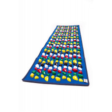 IGORA Masāžas paklājs ar akmentiņiem FOOT MAT 100х40cm, MS-1215 zils