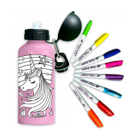 SPLAT PLANET ūdens pudele UNICORN 600ml + flomāsteri SP45973