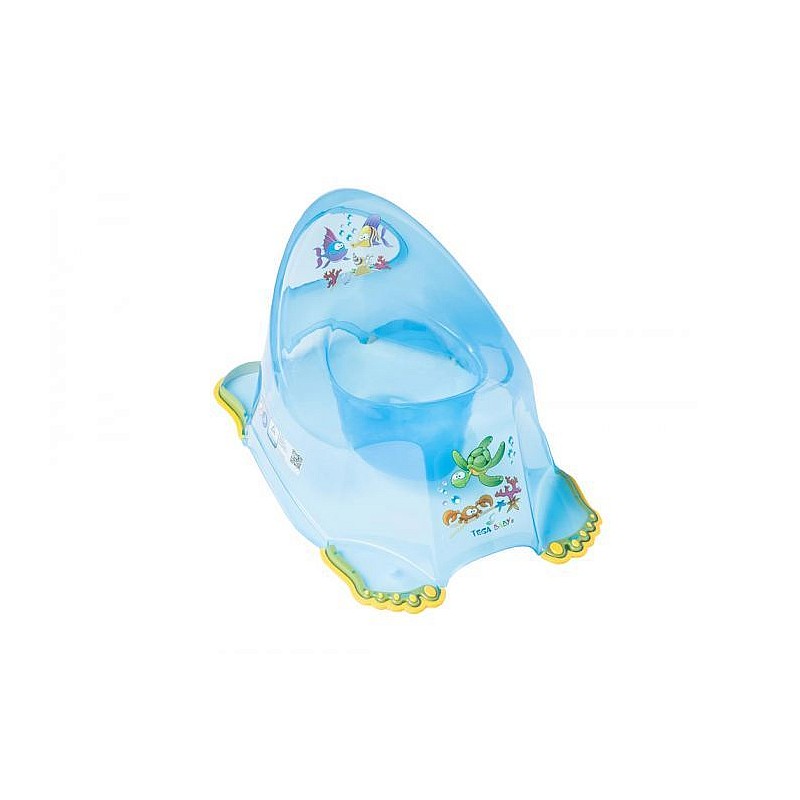 TEGA BABY Bērnu podiņš AQUA - transparent blue, AQ-007