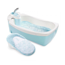 Summer Infant Lil Luxuries Whirlpool Bubbling Spa & Shower Tub (Blue) Nomierinoša mazuļu SPA ar dušu