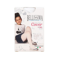 BELLISSIMA Zeķubikses meitenēm BLM COVER 40d bianco 10 - 152cm