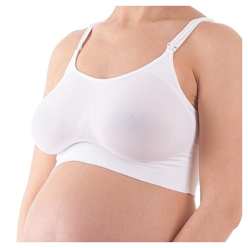 BELLISSIMA Regulējams krūšturis barojošām māmiņām Maternity L-XL bianco IZPĀRDOŠANA