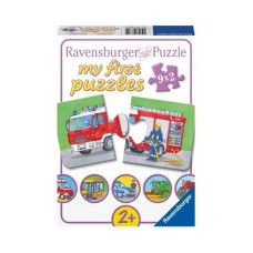 RAVENSBURGER Mana pirmā puzle 9x2 Autotransports R 07332