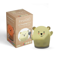 INNOGIO Silikona naktslampiņa/atslēgu piekariņš GIOkeyring Bear GIO-150