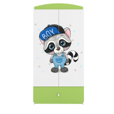 KOCOT KIDS Skapis BABYDREAMS green Raccoon