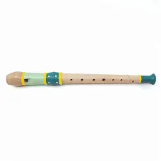 Svoora Mūzikas instruments - Koka flauta - Pāvs - Zils SV14055