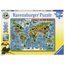 RAVENSBURGER puzle Pasaules dzīvnieki, 300 gab., 13257