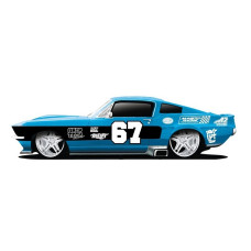 MAISTO TECH automašīna ar skaņām 1:24 Mustang 1967, 81223