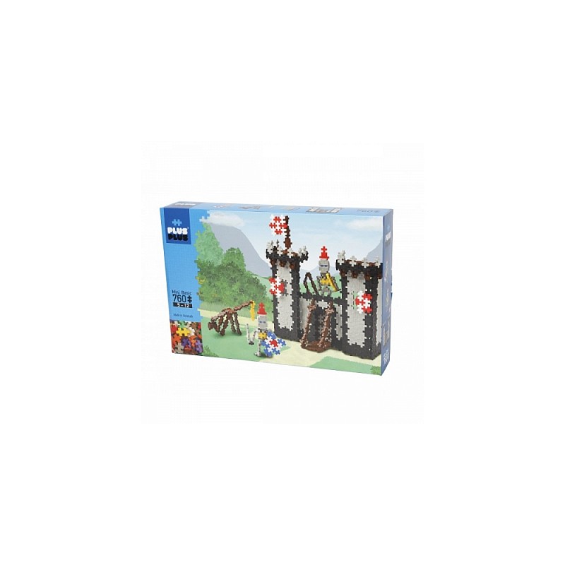 Plus Plus Mini basic konstruktors Knight castle 760gab., 3745