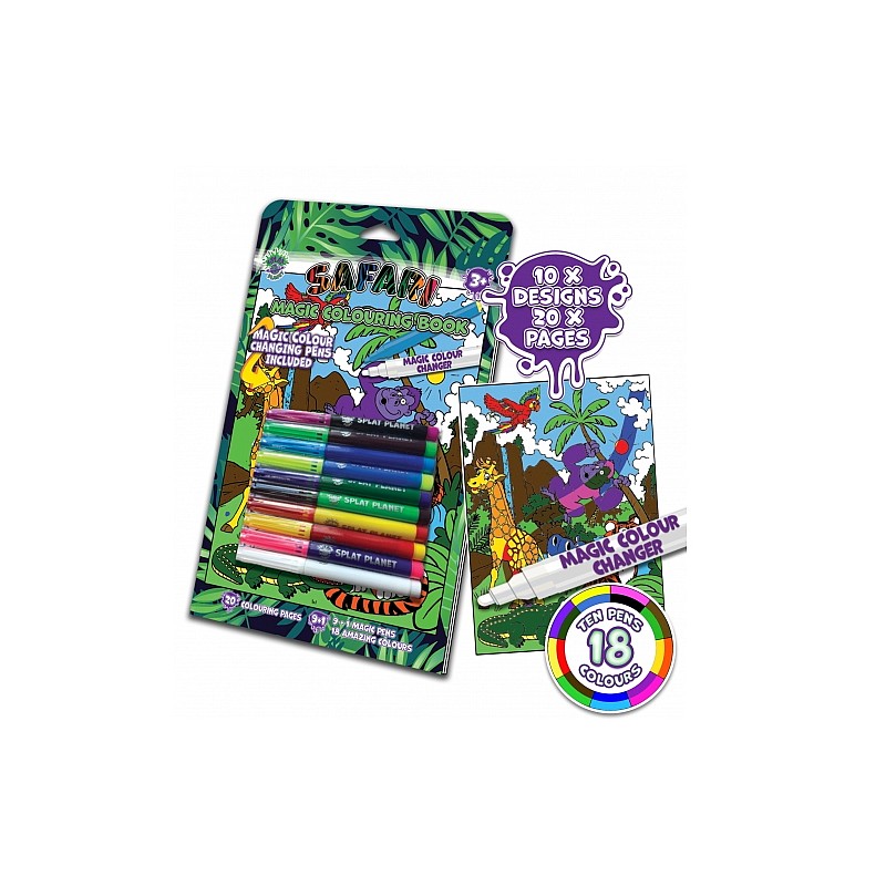 SPLAT PLANET krāsojamā grāmata SAFARI, SP42662