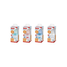 NUK Firs Choice PP pudele ar temperatūras kontroles indikatoru 150ml un silikona knupīti 0-6m SK53 10743875