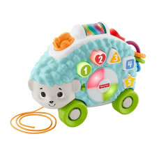 FISHER PRICE LINKANIMALS Attīstošā rotaļlieta ar skaņu Happy Shapes Hedgehog GJB14 RU