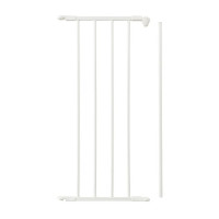 BABYDAN FLEX Drošības vārtiņu pagarinājums - papildu sekcija 33cm, White
