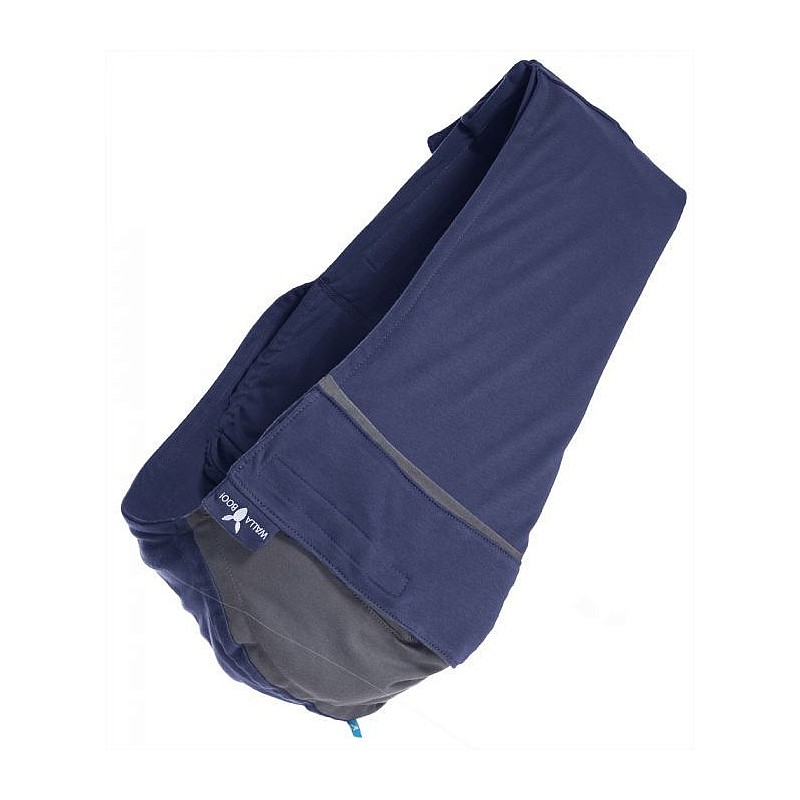 WALLABOO Bērnu slings Connection kokvilnas, blue/grey