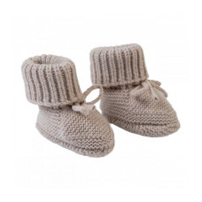 Lodger Slipper FOLKLORE Merino vilnas čībiņas 0-6mēn., BEIGE SLM 630