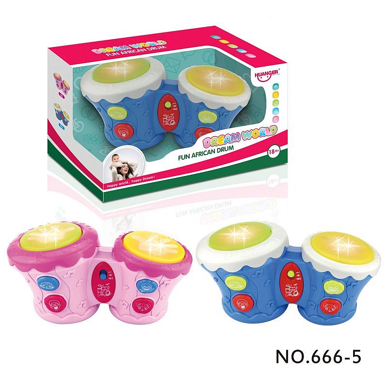 HUANGER muzikālā rotaļlieta Bungas 666-5/161654