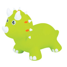 GERARDOS TOYS My First Lēkāšanas bumba Triceratops 12m+, zaļš GT69319 (41732)