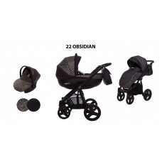 BABYACTIVE MOMMY Universālie rati 3in1, Obsidian 22